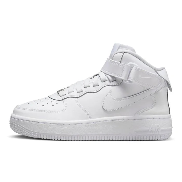 Nike Air Force 1 Mid EasyOn Shoes Youth White